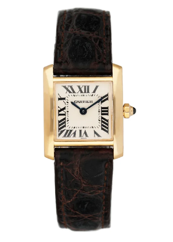 Cartier Tank Francaise 1820 18K Yellow Gold Ladies Watch-Cartier Tank Francaise Large Watch