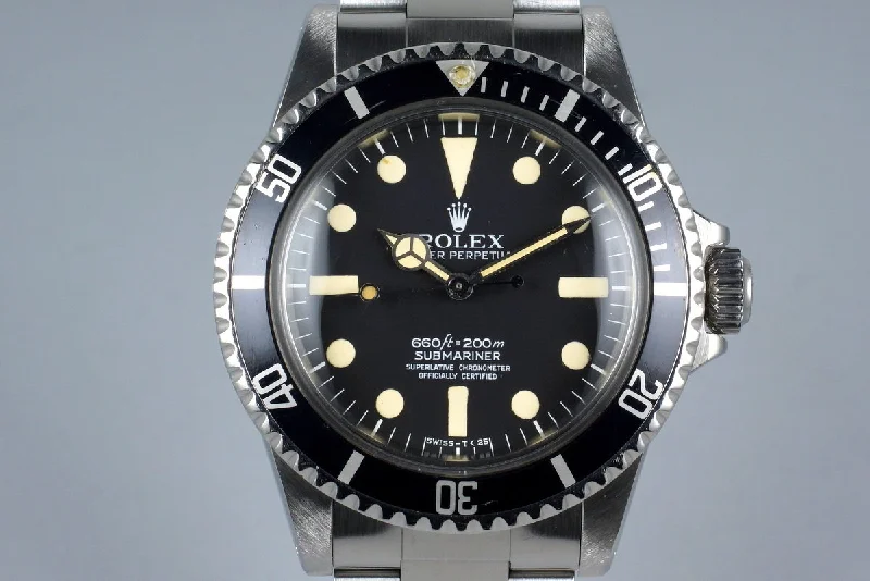 1978 Rolex Submariner 5512 Mark I Maxi-Rolex GMT-Master II 126710BLRO Pepsi Dial Watch