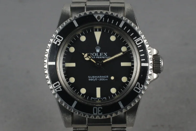 1982 Rolex Submariner 5513 with Maxi Mark V Dial with Box and Papers-Rolex Day-Date 40mm Platinum Watch